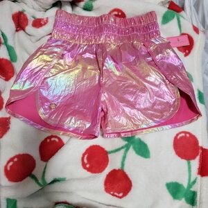 Simply Southern Pink Iridescent women Shorts